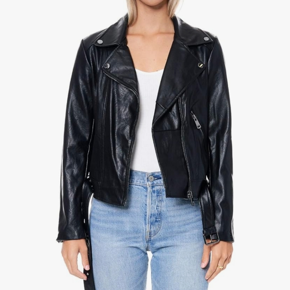 Elodie Faux Leather Jacket